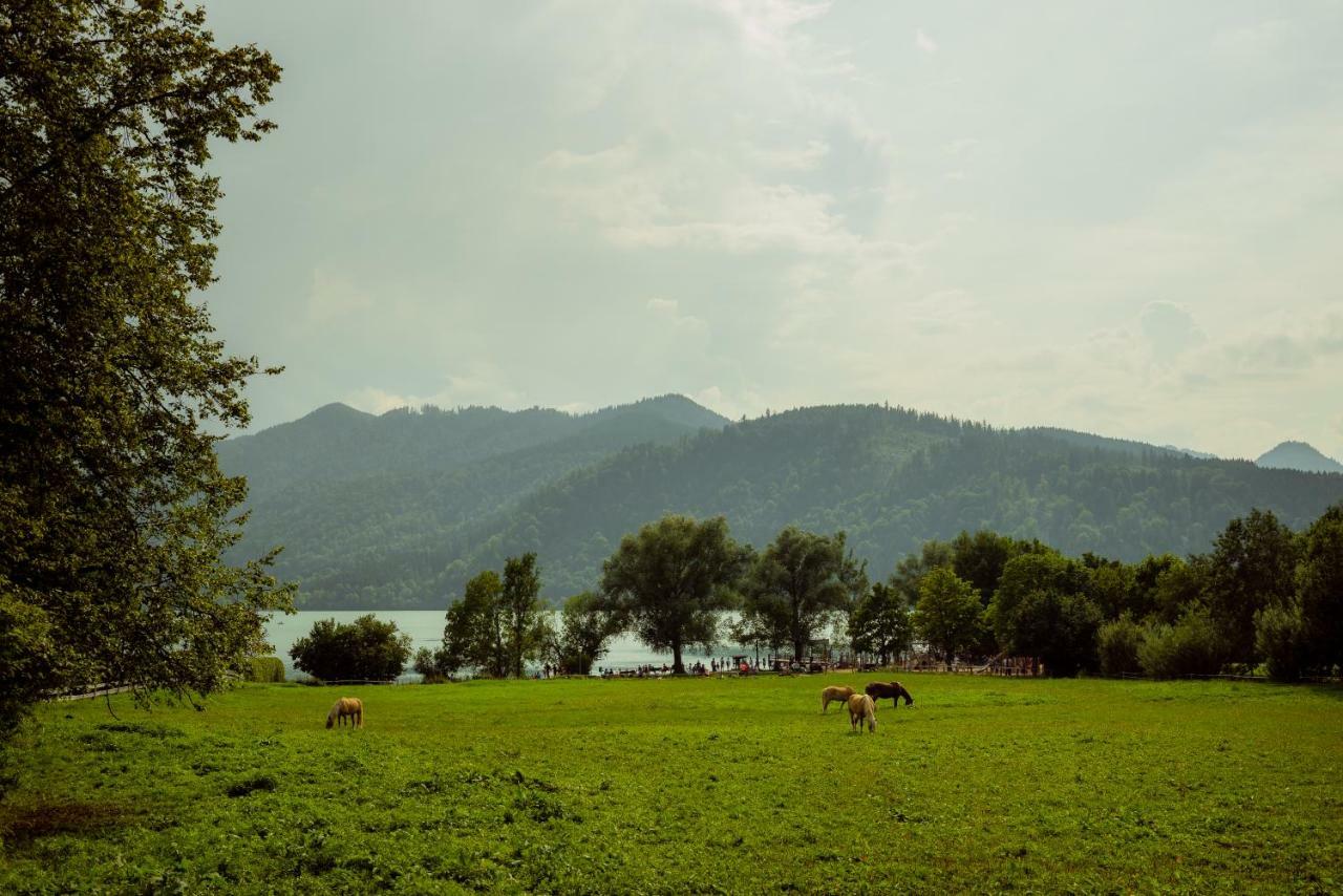 Ferienwohnung Glaserhaeusl Am Rossgarten Schliersee Bagian luar foto